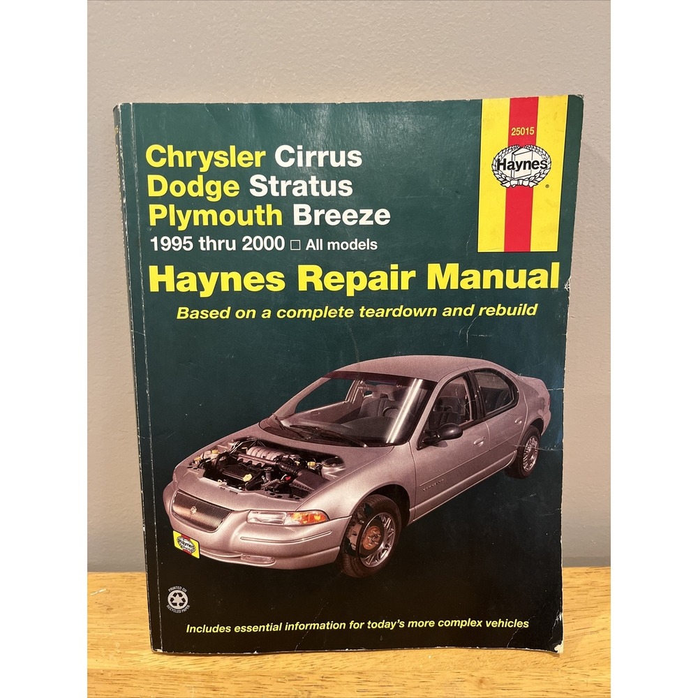 Haynes Repair‎ Manual Chrysler Cirrus Dodge Stratus Plymouth 1995-2000. 25015